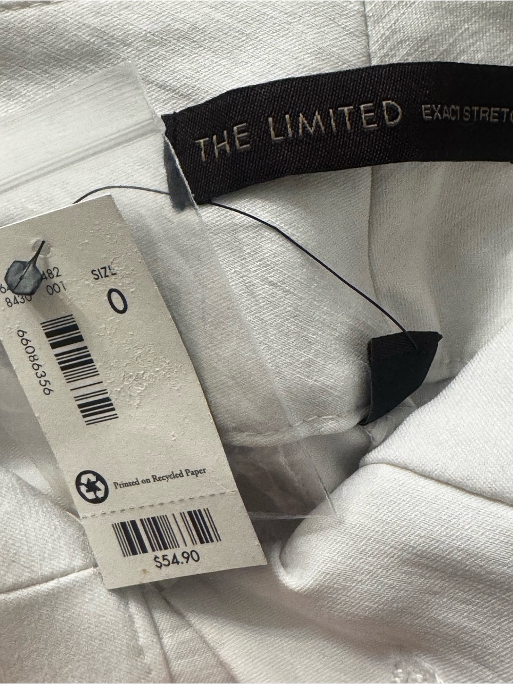 The Limited White Women's Exact Stretch Capris - Picture 3 of 3